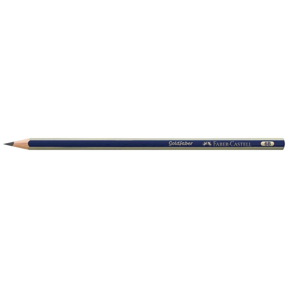 2 Faber-Castell Goldfaber Graphite Pencil 6B, 2 of 7