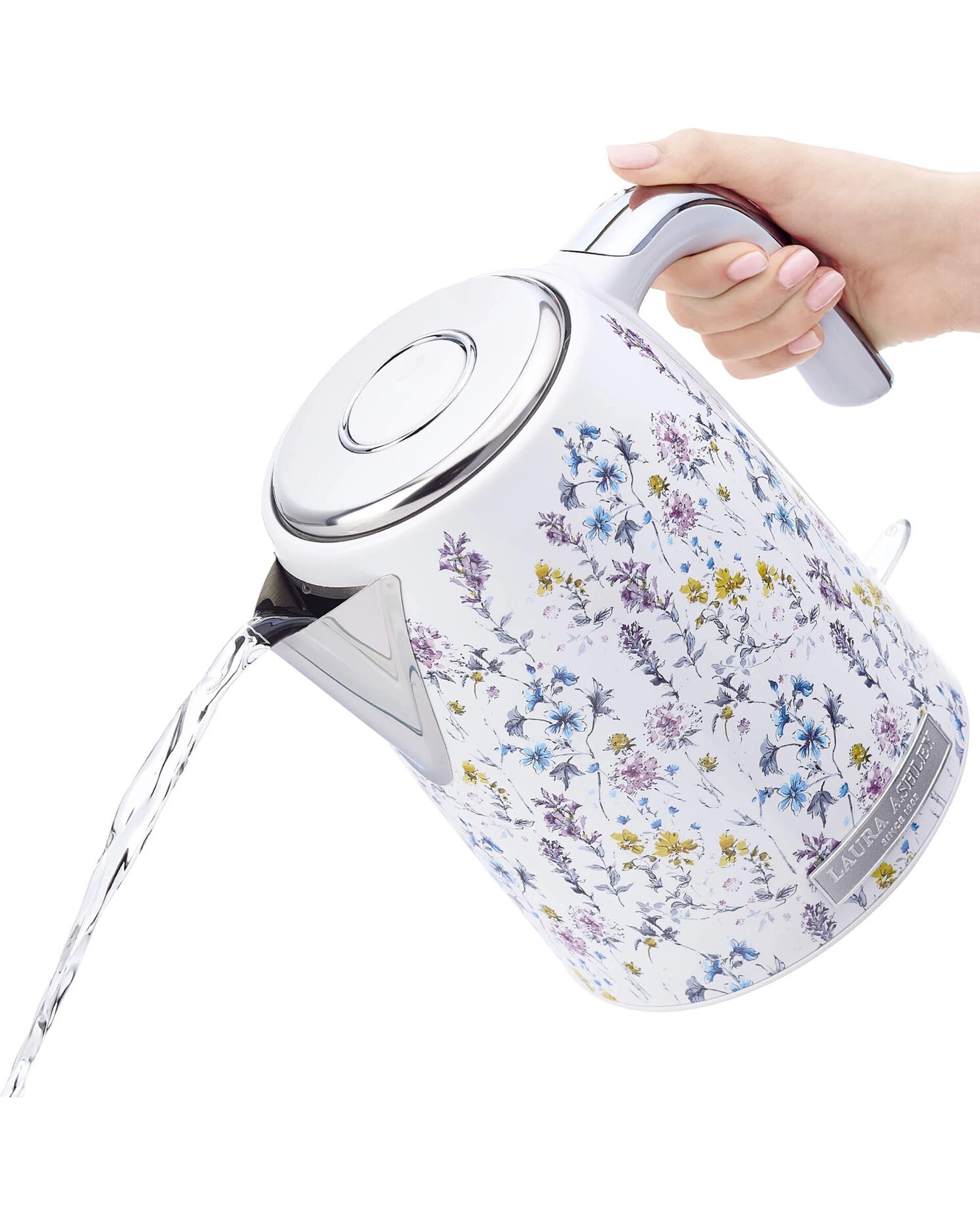 6 Laura Ashley 1.7L Jug Electric Kettle And 2 Slice Toaster Combo Wild Meadow, 6 of 8