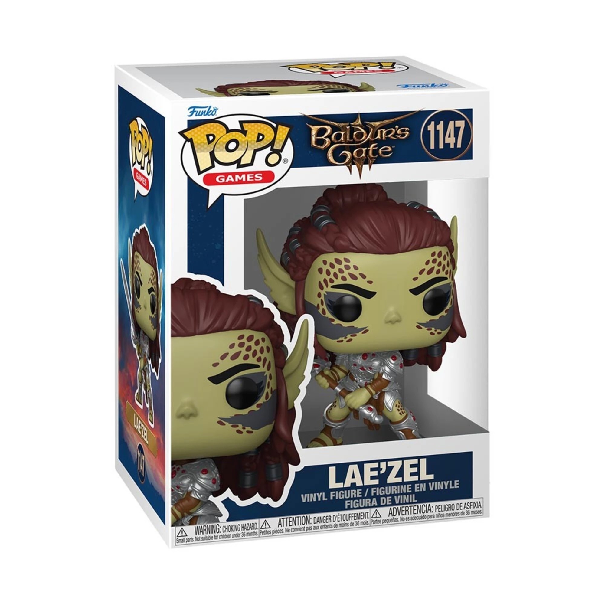2 Baldur's Gate 3 - Laezel (with Sword) Pop! Vinyl Figure, 2 of 2