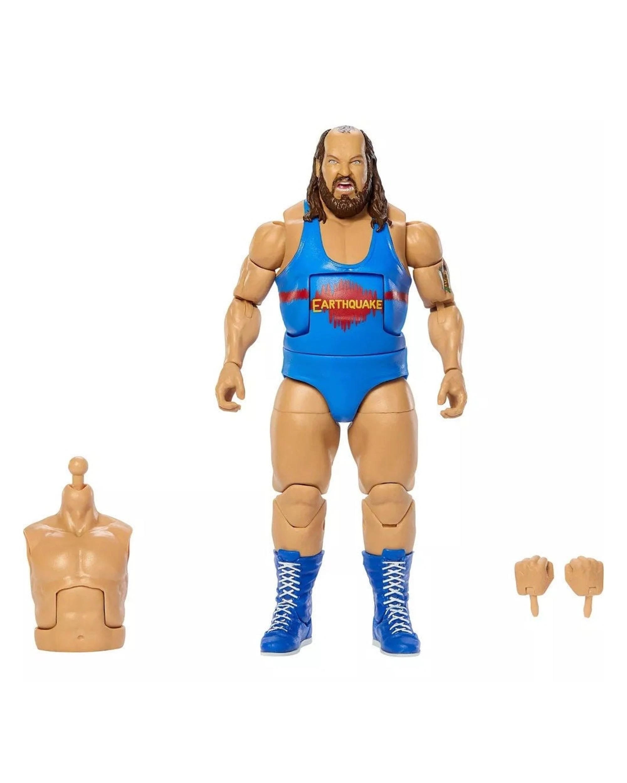 2 WWE Elite Collection Legends Earthquake Action Figure, 2 of 6