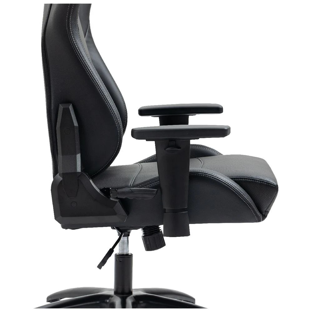9 Typhoon Viper High-Back Racing Gaming Chair PU Black Ergonomic Chairs and Desk Chairs, 9 of 10