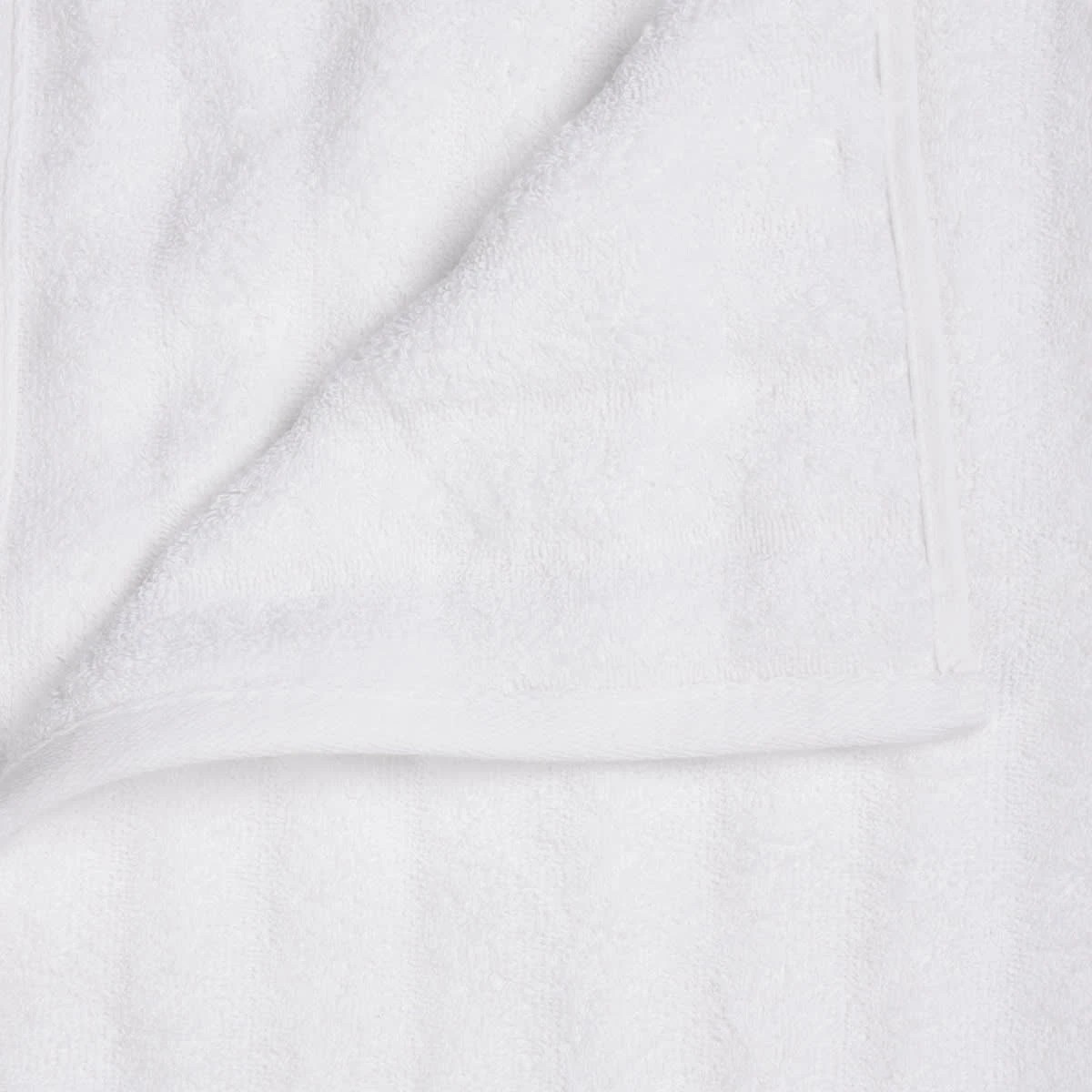 2 Thick Ribbed Australian Cotton Hand Towel - White, 2 of 5