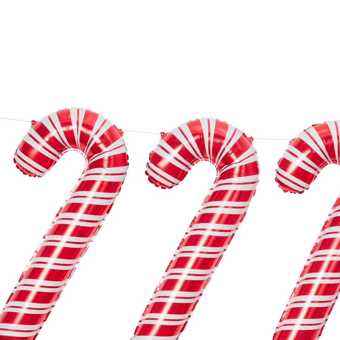 2 4 Piece Candy Cane Foil Balloons, 2 of 3