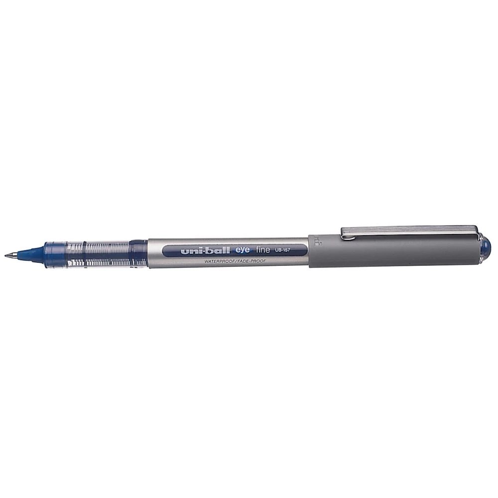 3 Uni-Ball Eye Fine Rollerball Pens Blue 12 Pack, 3 of 3