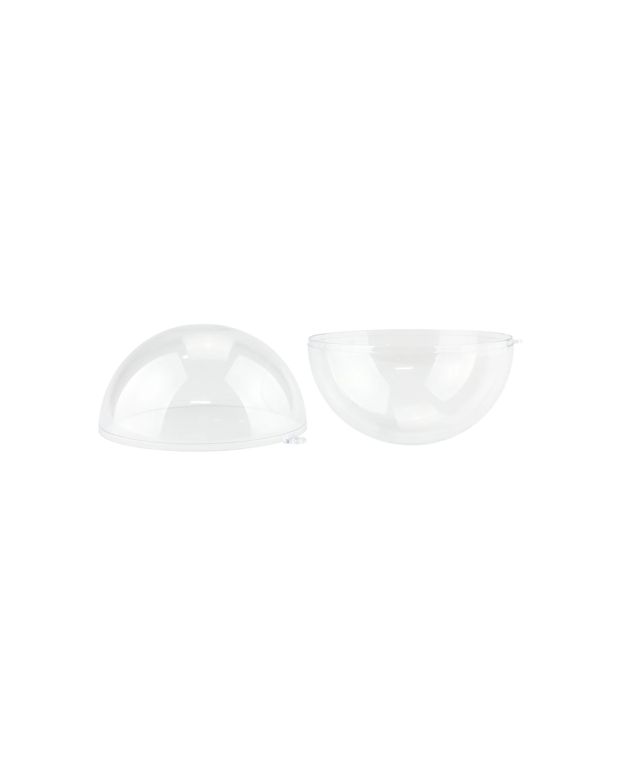 5 Partyrama Clear Plastic Fillable Bauble 8cm, 5 of 5