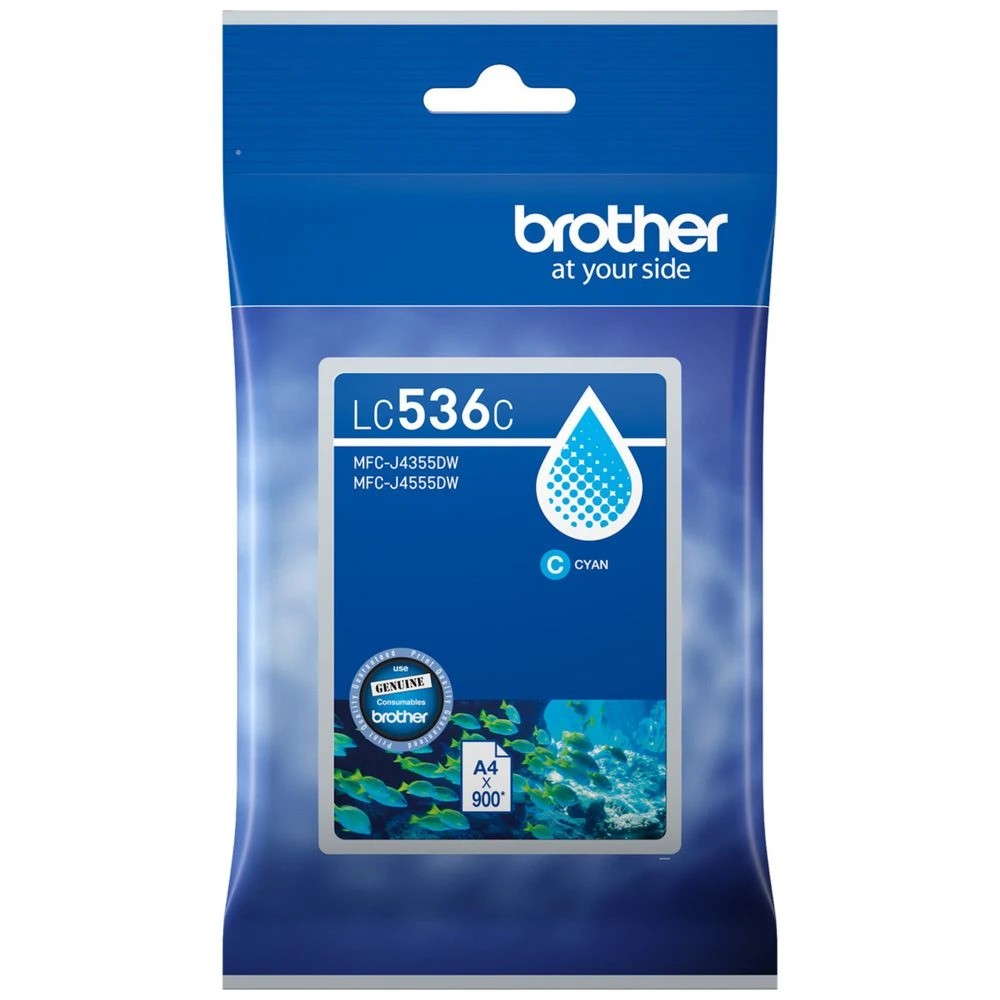 1 Brother LC536 Ink Cartridge Cyan, 1 of 1