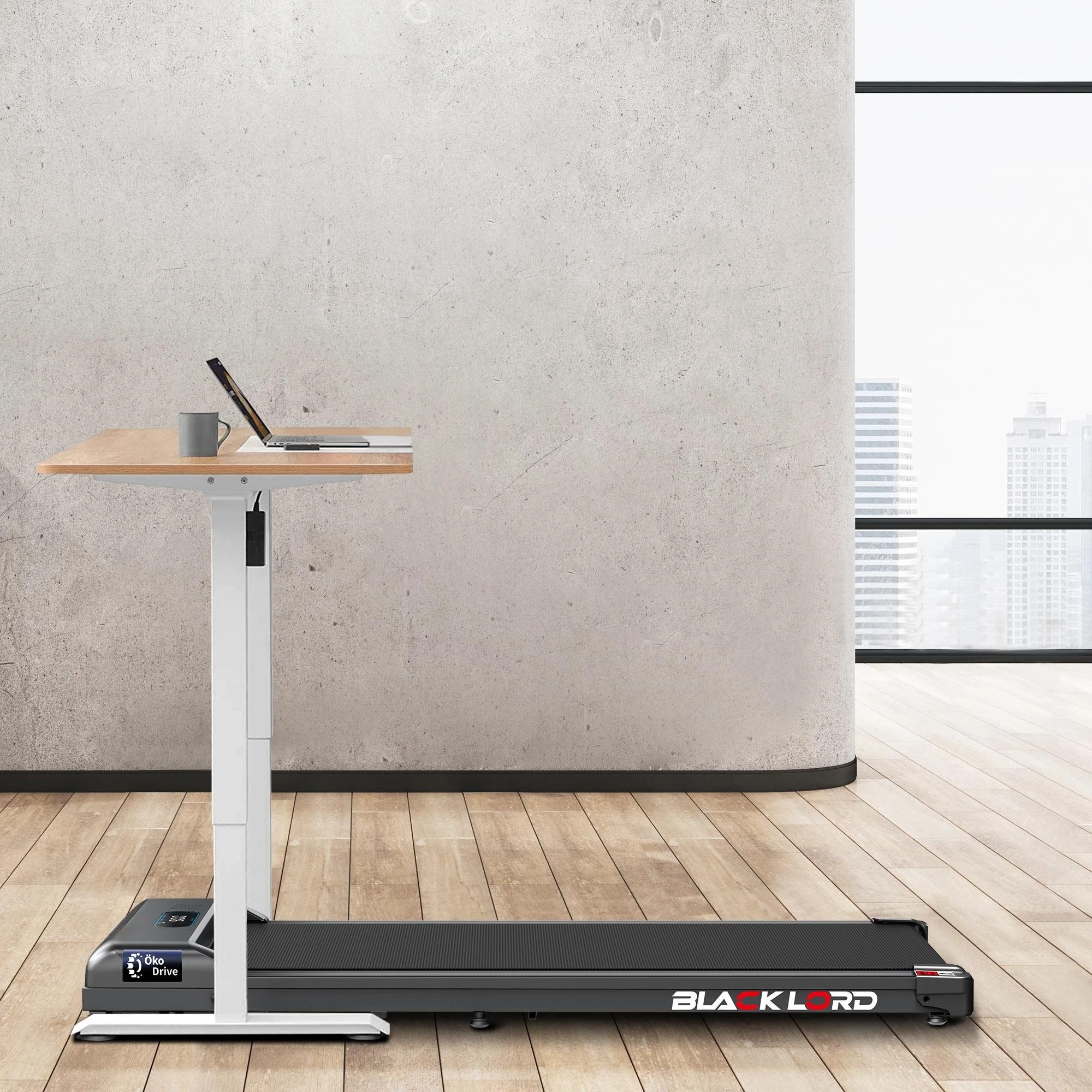 4 Black Lord Treadmill Electric Walking Pad Home Office Gym Fitness Remote Control - Black, 4 of 9