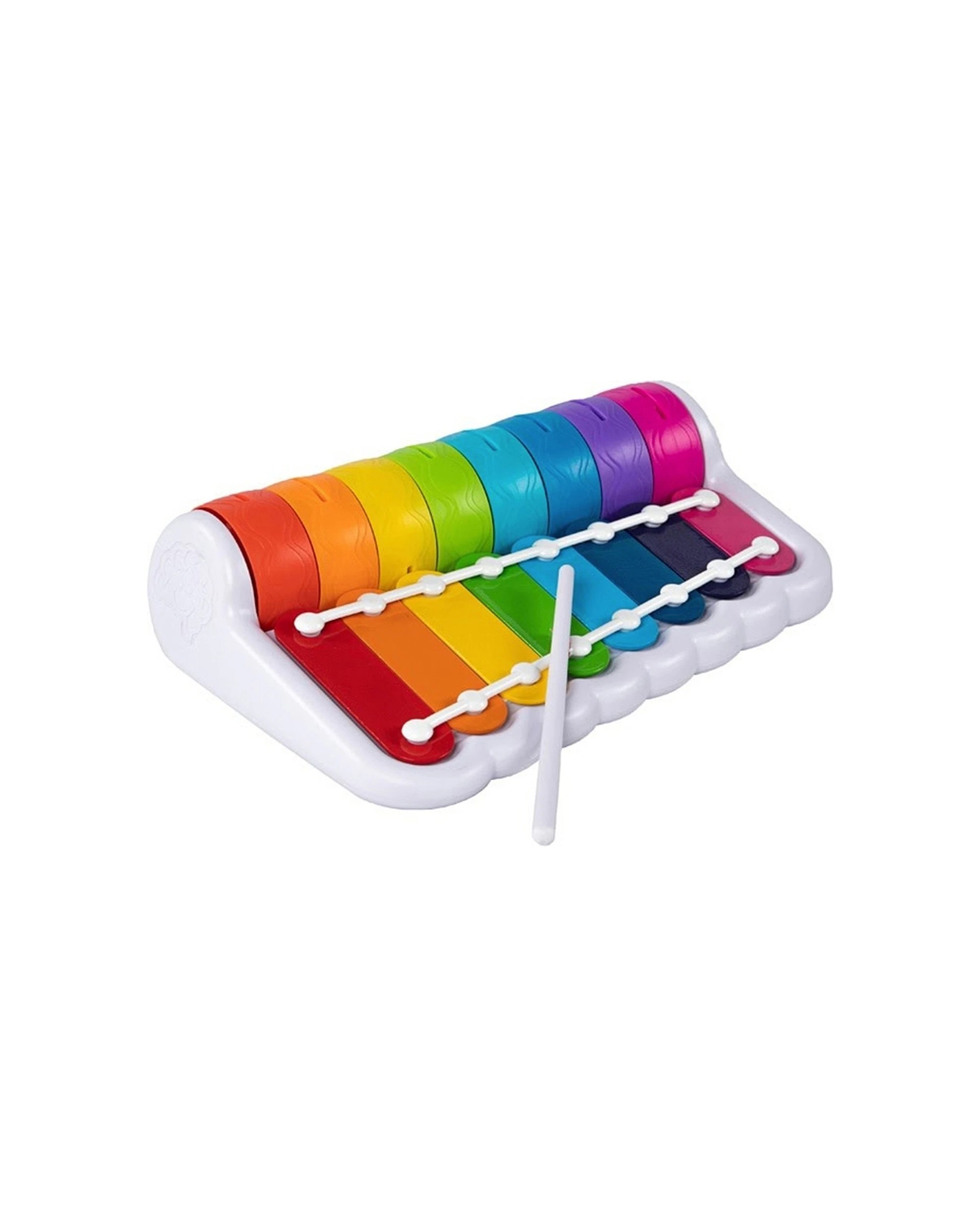 1 Fat Brain Toy Co. Rock N Roller Piano Xylophone Music Learning Baby/Kids Toy With Mallet - Multi, 1 of 1