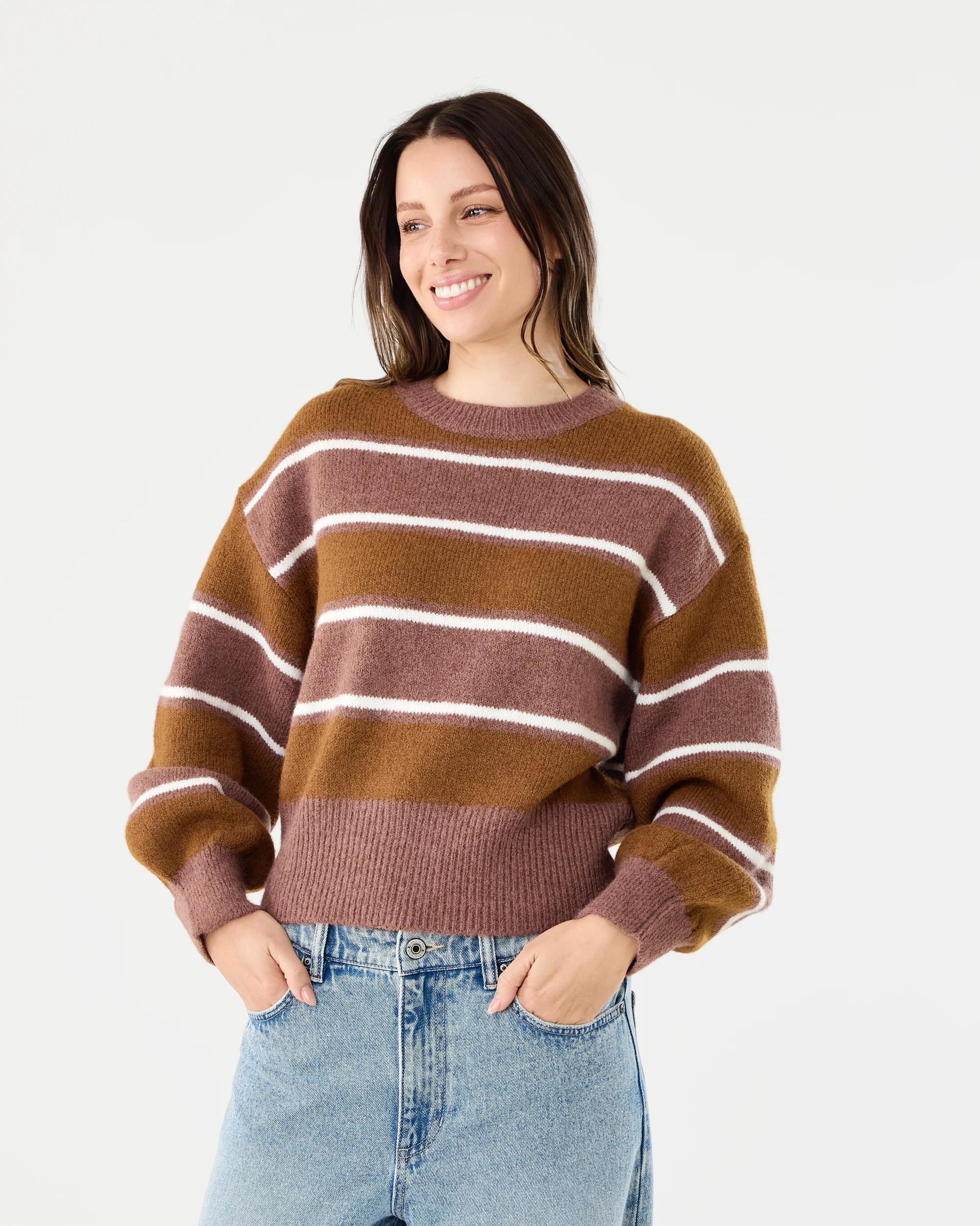 1 Fluffy Stripe Jumper Bchg St, 1 of 7