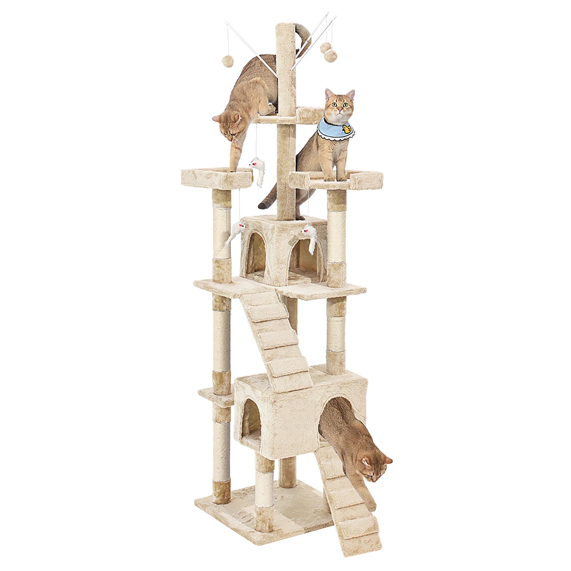 2 Pawz Cat Tree Cream 210cm, 2 of 6