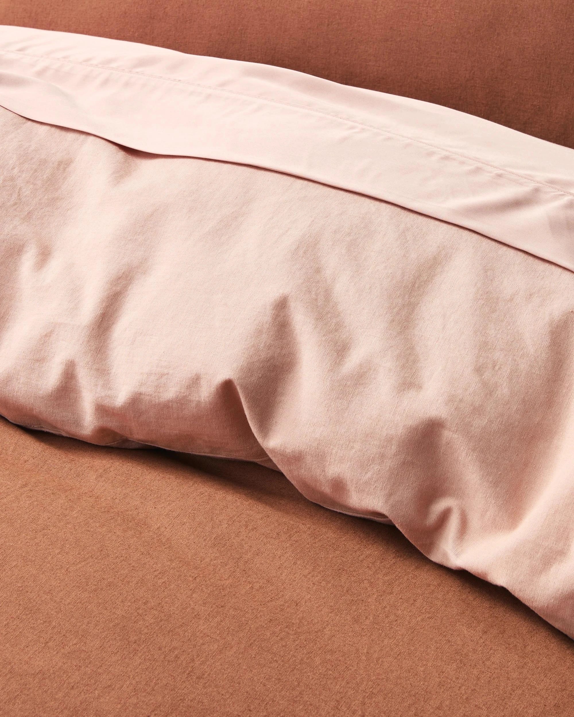 4 Target Laynie Linen/Cotton Quilt Cover Set - Queen Bed - Pink, 4 of 4