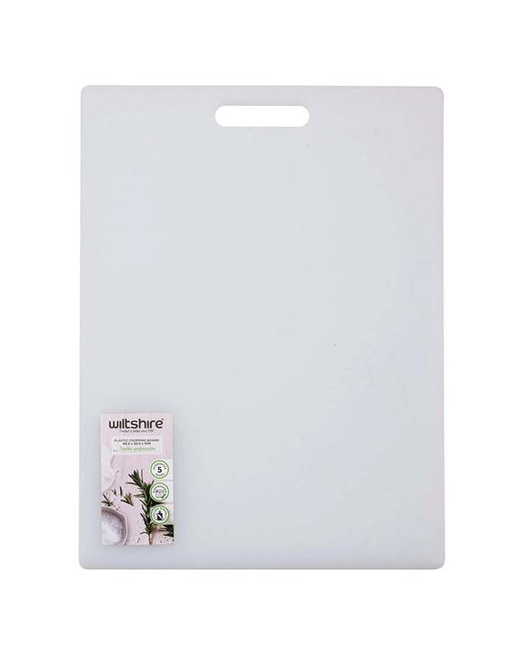 Wiltshire Everyday Chopping and Preparation Board Large 40.5x30.5x1cm - White