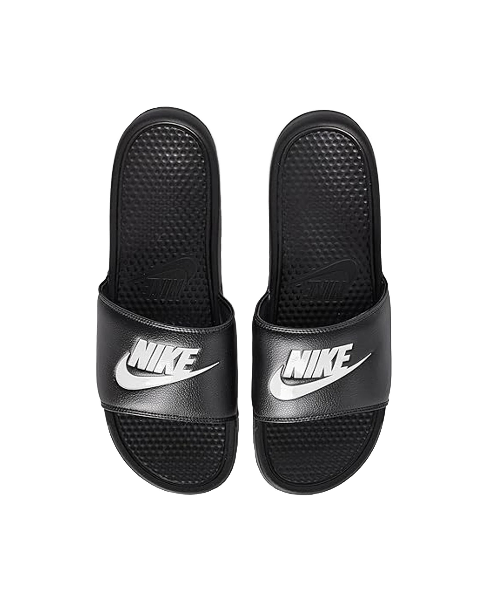 1 Nike Mens Benassi Slides Comfortable Casual Shoes - 6 - Black, 1 of 5