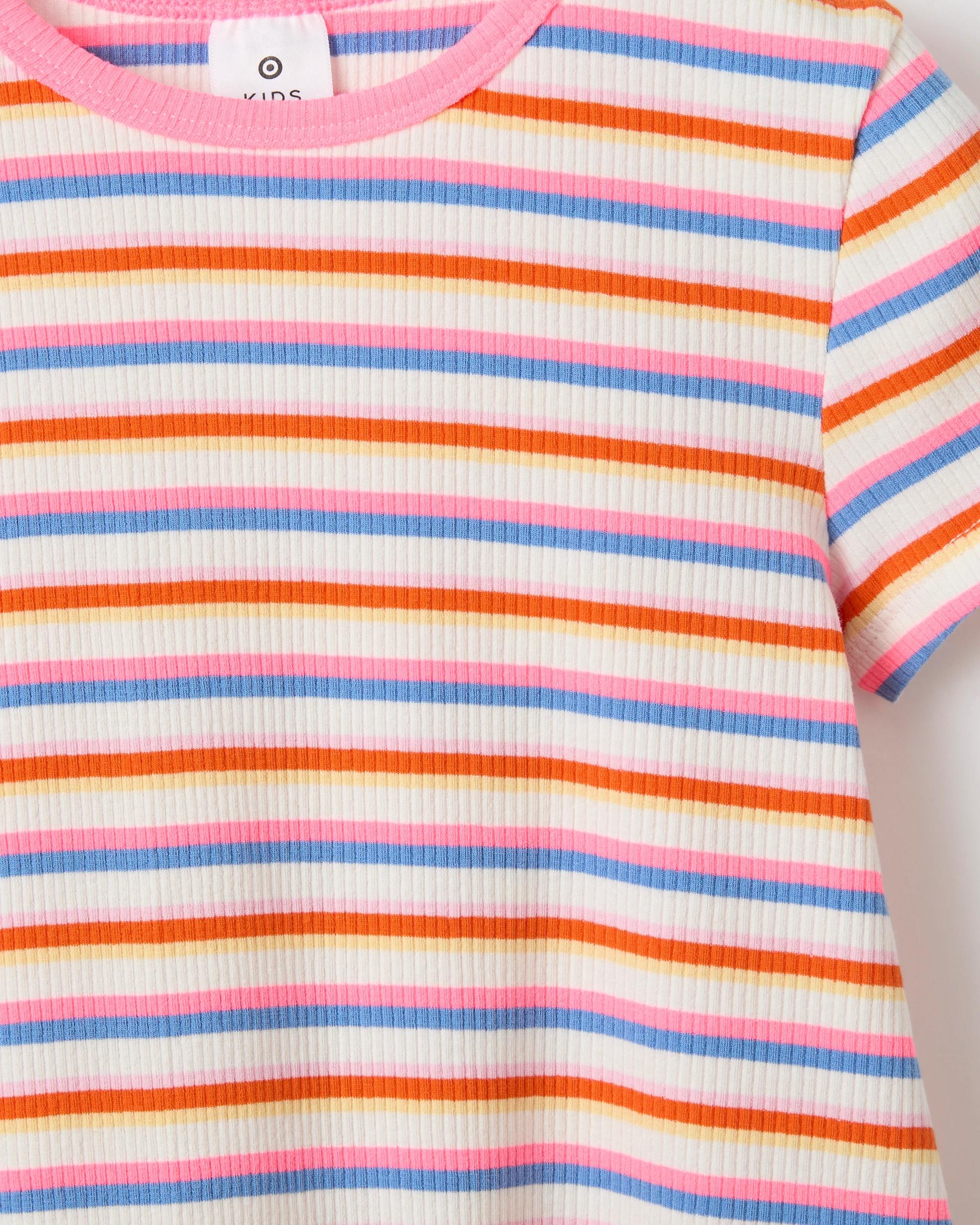 Target Kids Australian Cotton A-Line Rib Knit Dress - Kmart
