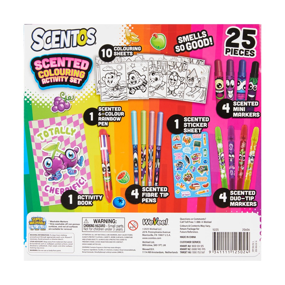 3 25 Piece Scentos Scented Colouring Activity Set, 3 of 3