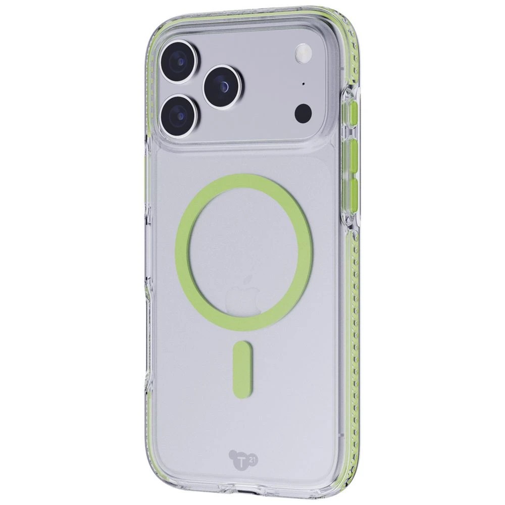3 Tech21 EvoCrystal iPhone 17 Pro Max MagSafe Case Green, 3 of 5