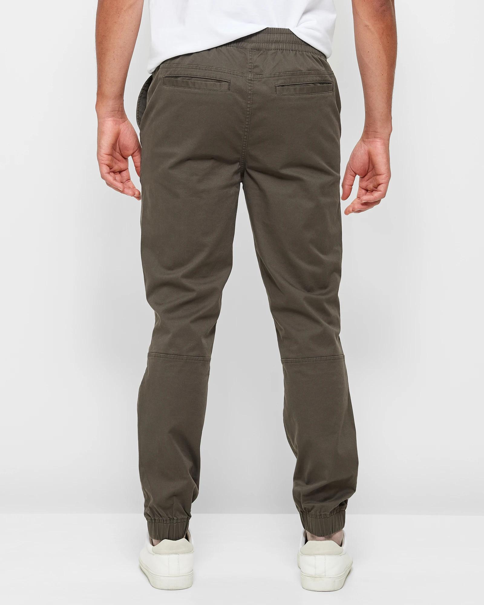 4 Target Woven Jogger Pants DARK OLIVE, 4 of 5