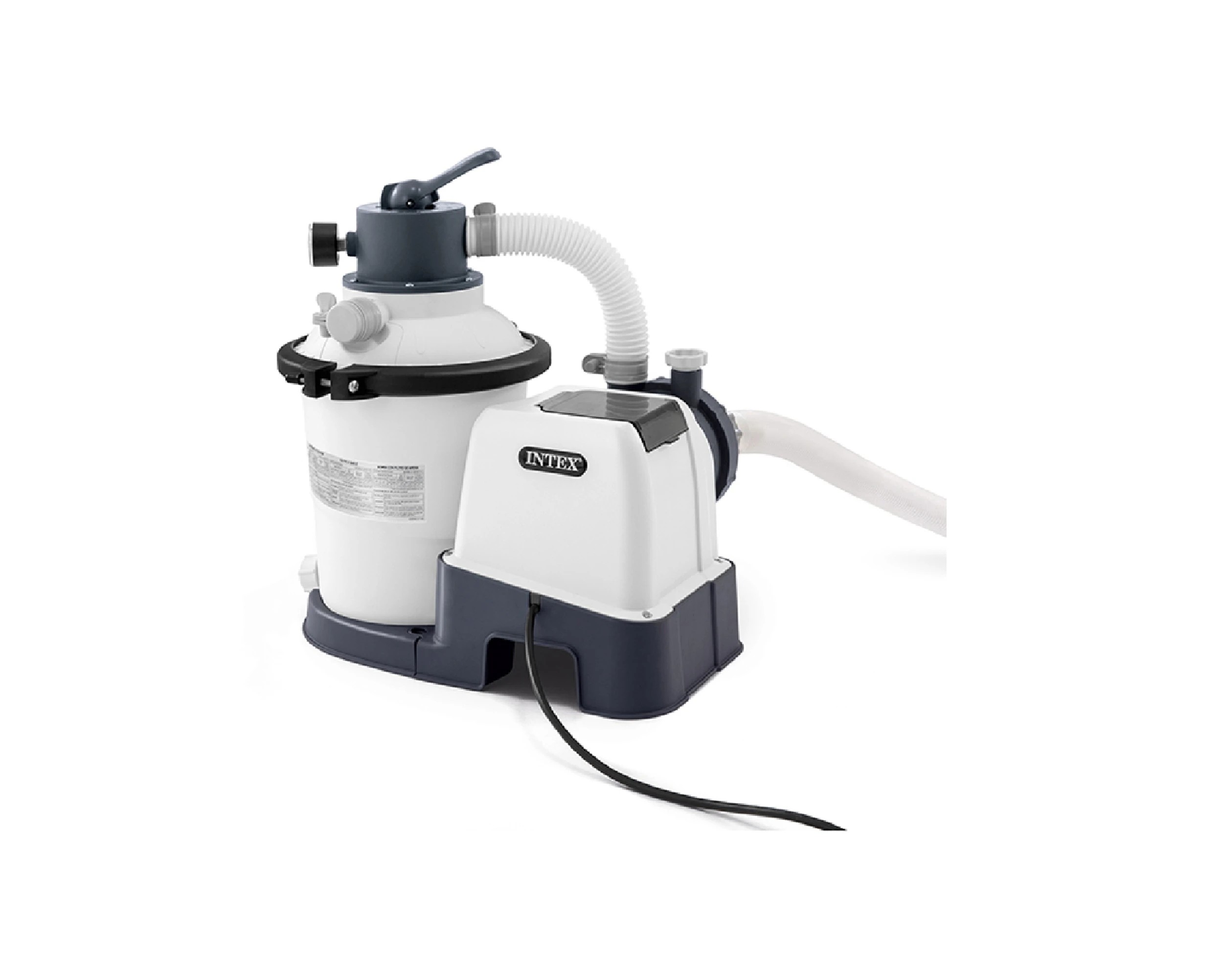 1 Intex Sand Filter Pump 3500Lh 220-240V For 16805L Pools Approx 6.5Kg Sand - White, 1 of 5