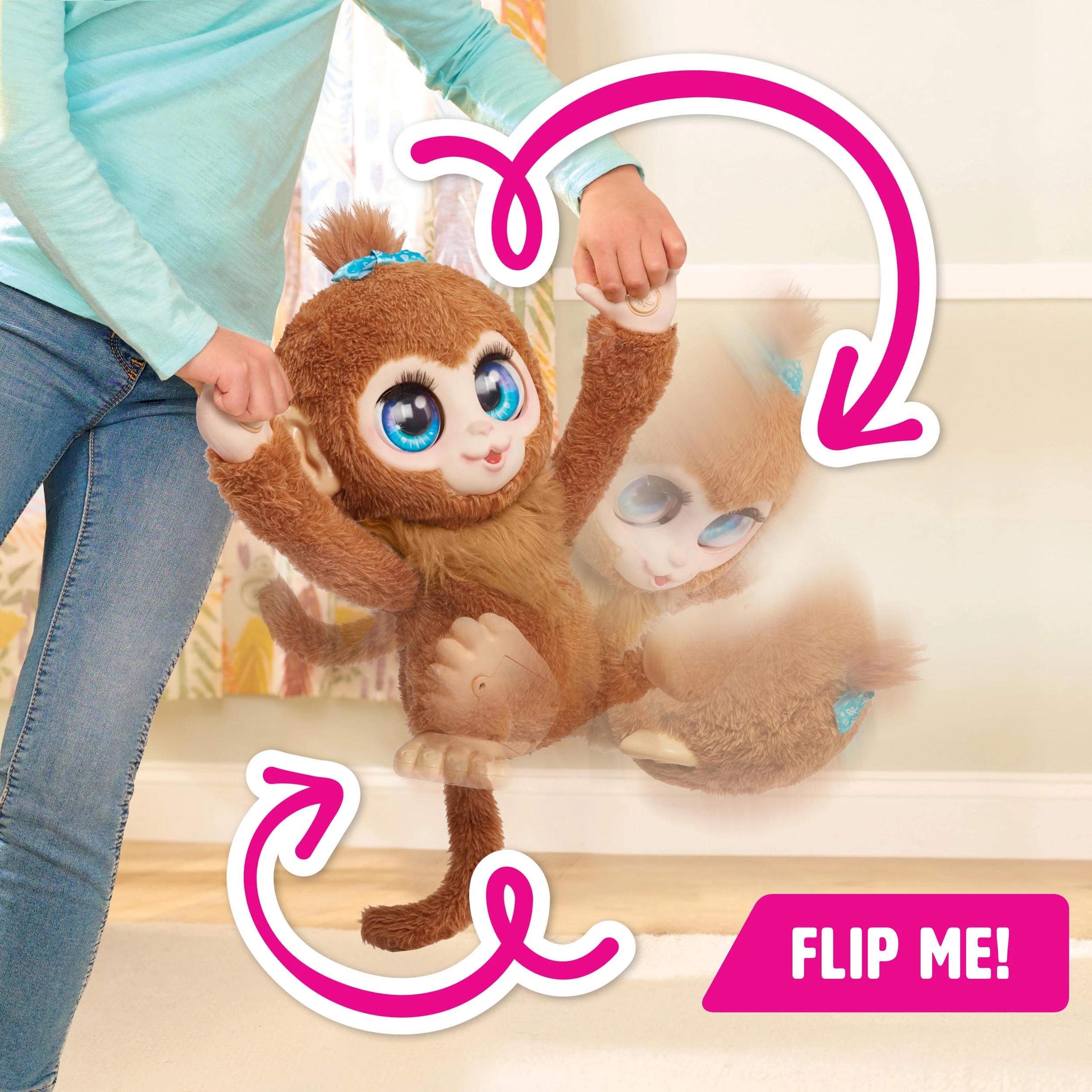 6 38cm furReal Peanut the Playful Monkey Plush Toy, 6 of 9