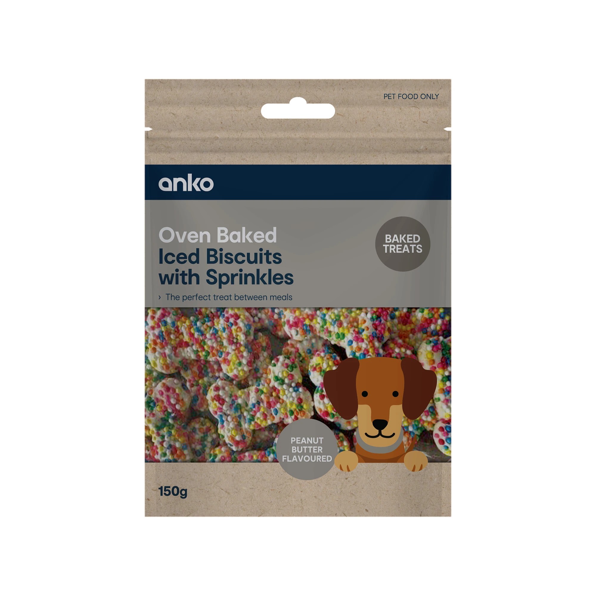 1 Pet Treat Iced Biscuits with Sprinkles, 1 of 2