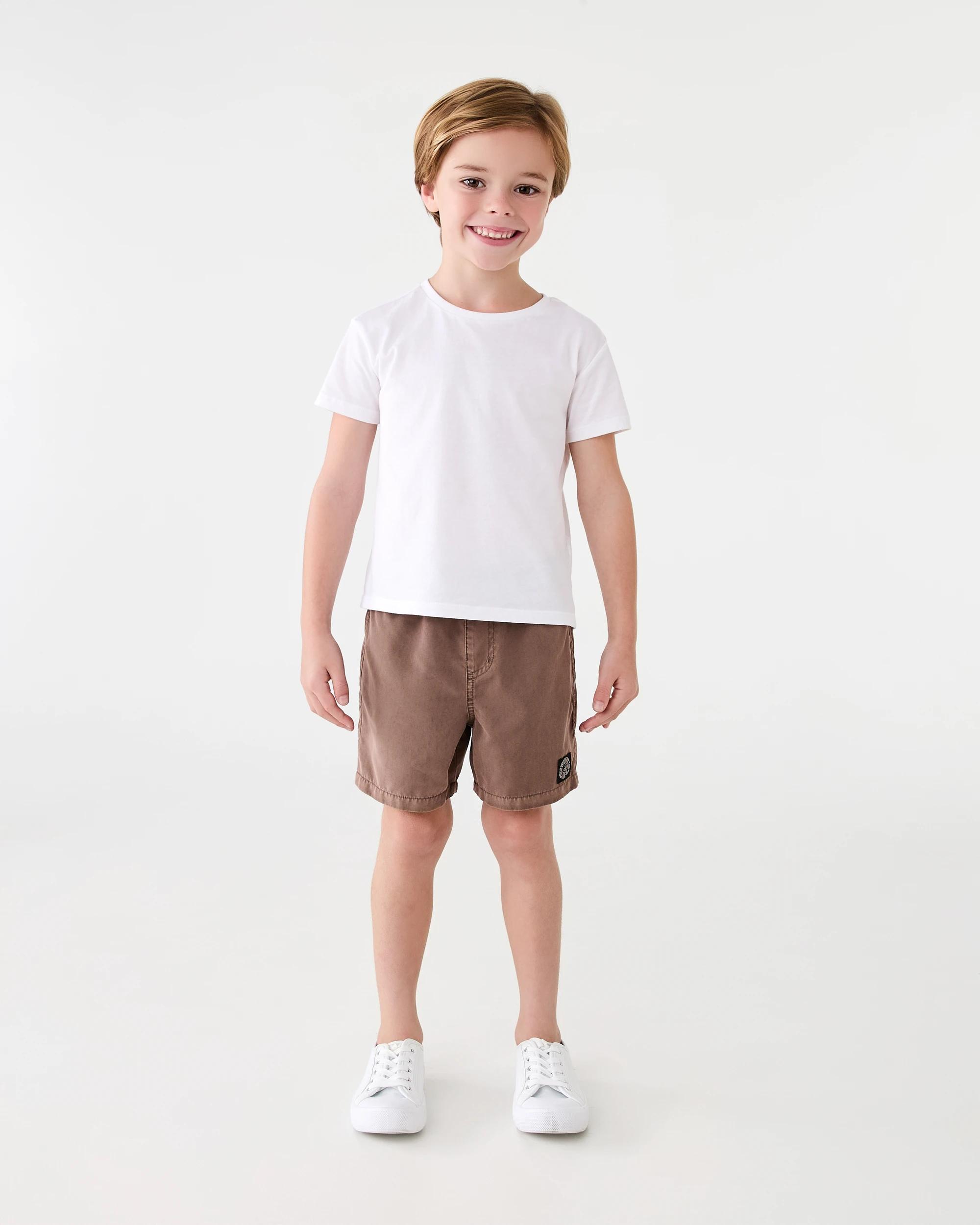 5 Washed Shorts Mlky Brwn, 5 of 6