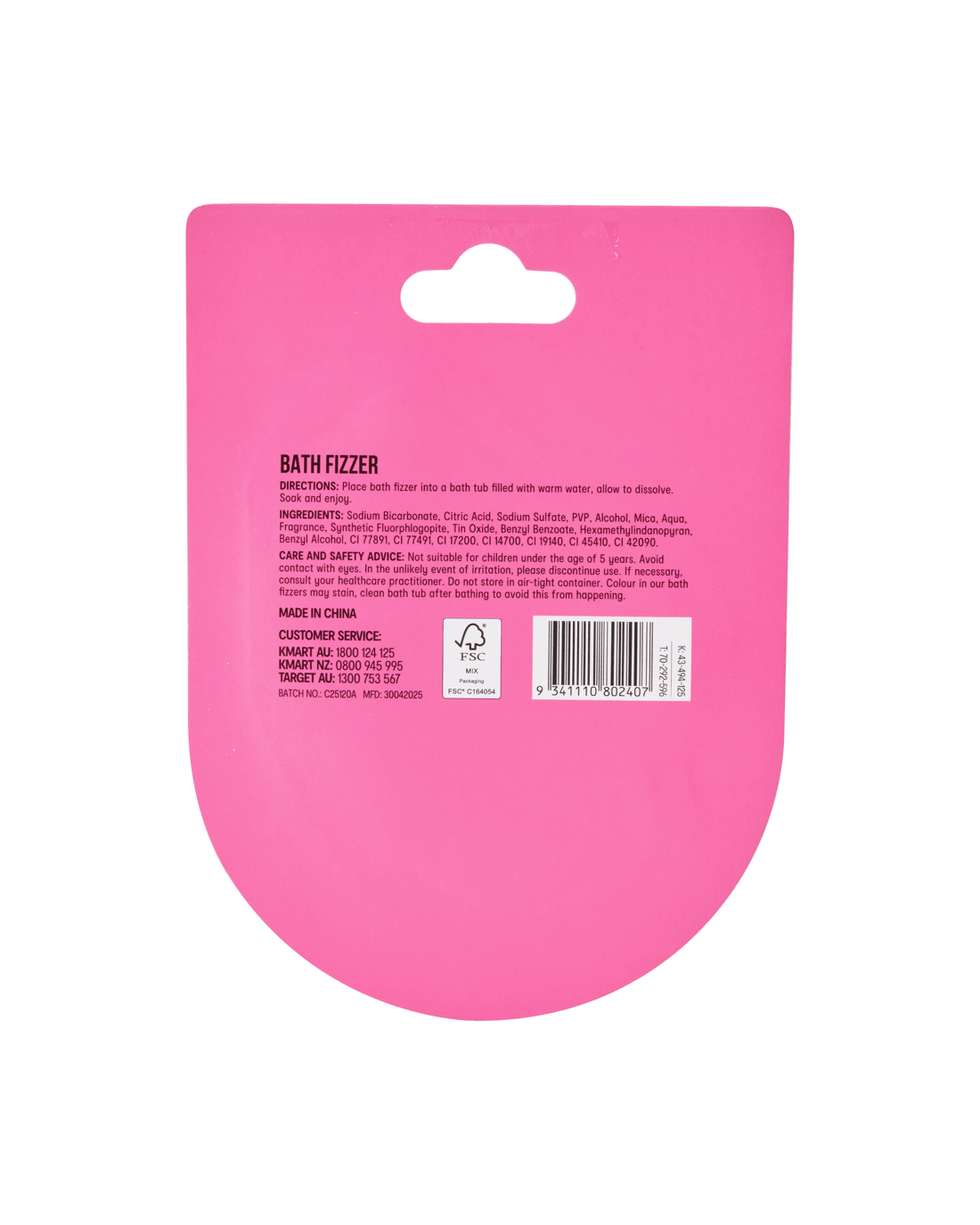 5 OXX Bodycare Spa Fizz Bath Fizzer 100g - Cotton Candy Scented, 5 of 5