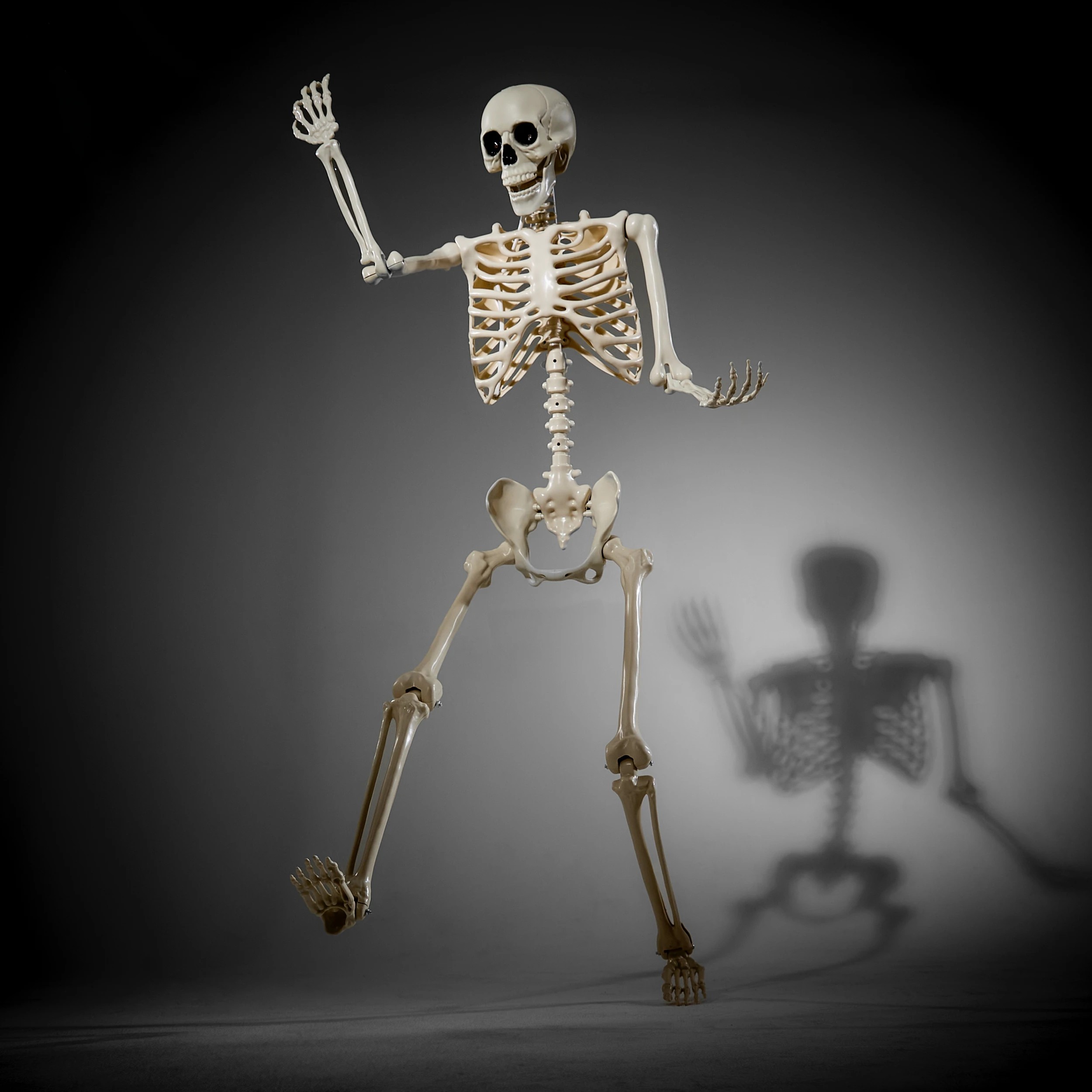 2 Battery Operated LED Light Up Poseable Skeleton, 2 of 9