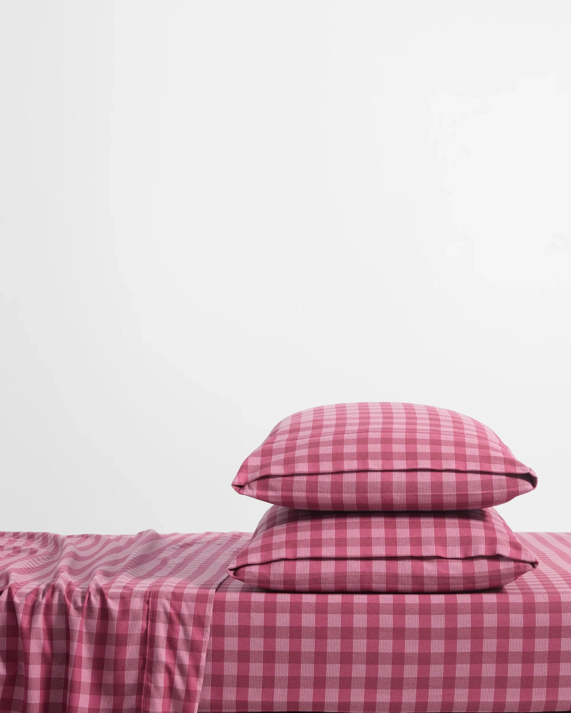 1 Target Knox Check Flannelette Sheet Set - Queen Bed - Pink, 1 of 4