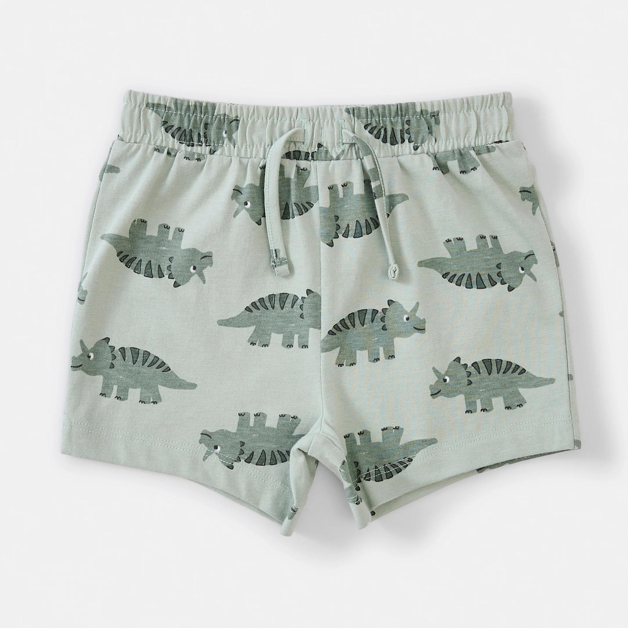 3 3 Pack Print Shorts GREEN DINOS, 3 of 8