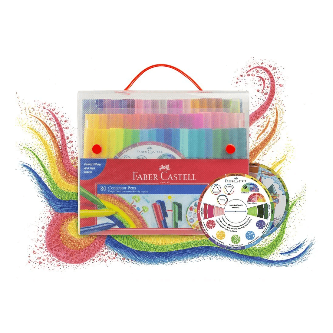 4 Faber Castell Connector Pens - 80 Pack - Multi, 4 of 6