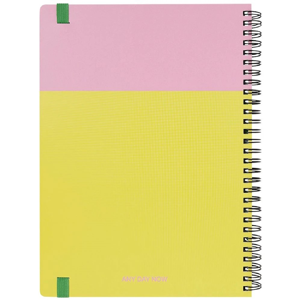 4 Any Day Now Spiral Brights B5 Ruled Notebook Pink and Yellow, 4 of 4