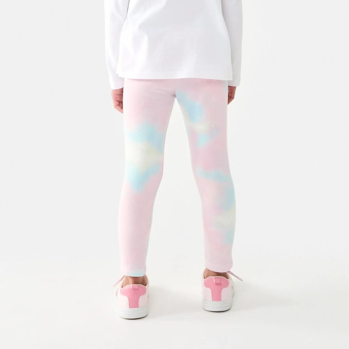 2 Fleecy Lined Leggings Galaxy, 2 of 8