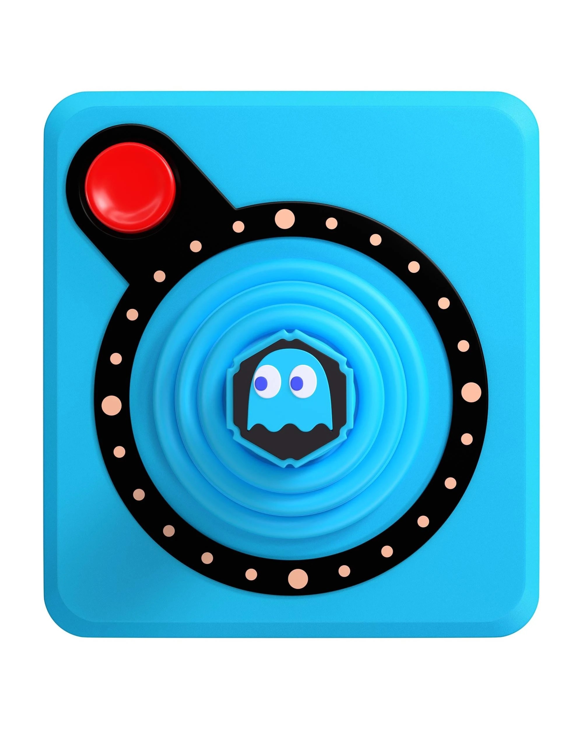 3 Atari Pac-Man CX-40+ Wireless Joystick - Blue, 3 of 3