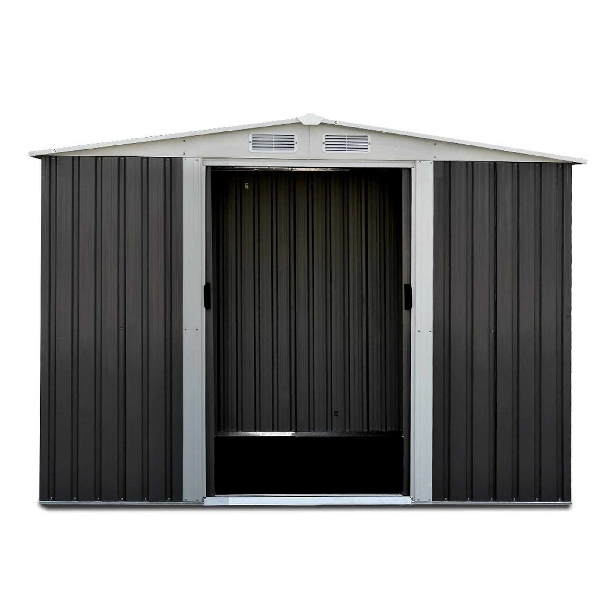Giantz Garden Shed Metal Base Sheds Outdoor Storage Double Door Tool ...