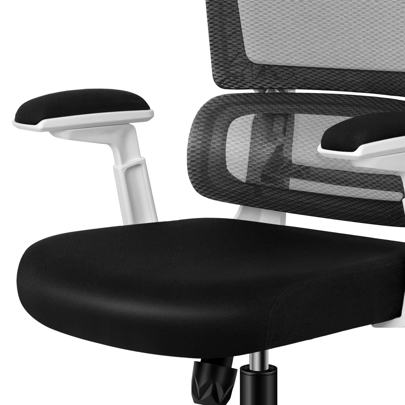 6 Alfordson Mesh Office Chair Executive Computer Chairs Study Work Gaming Seat - White, 6 of 10