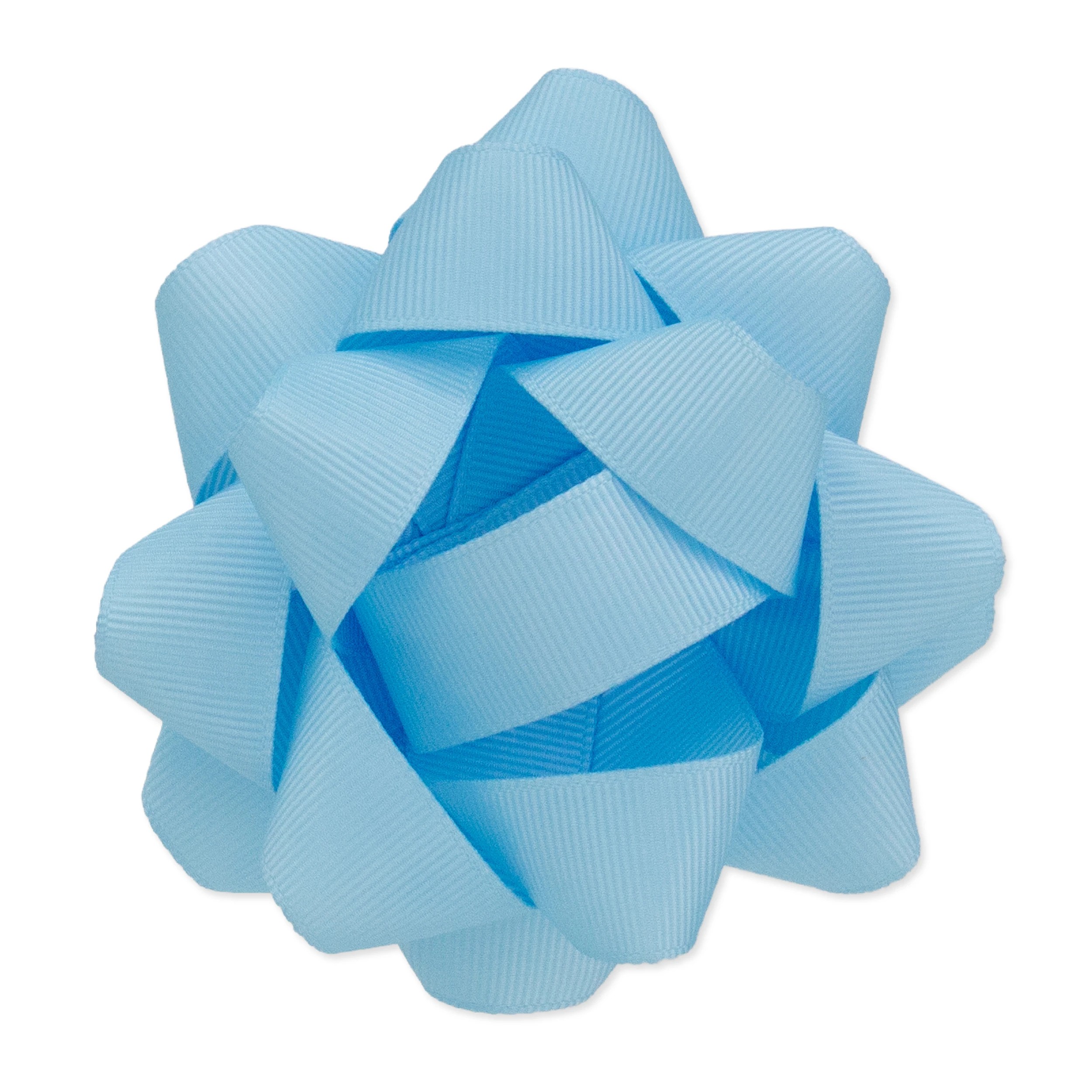 2 Hallmark Premium Self Adhesive Bow - Classic Baby Blue, 2 of 3