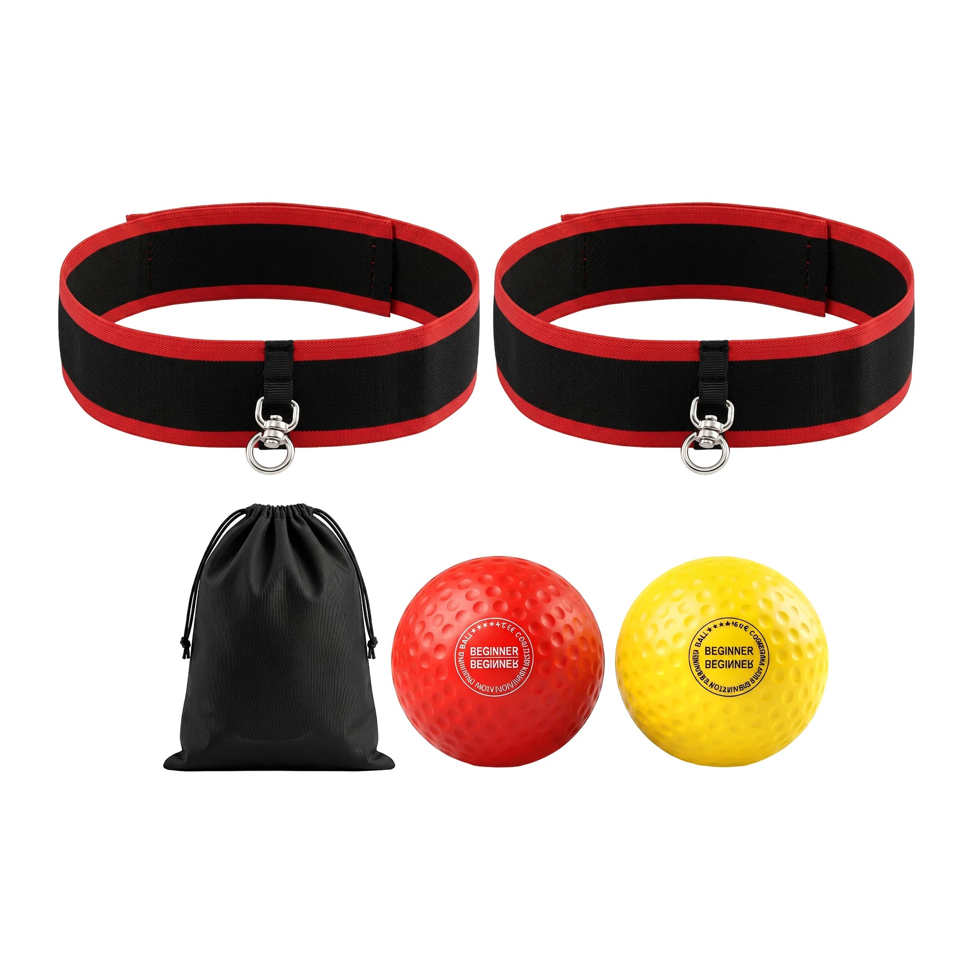 1 Everfit Boxing Reflex Ball Headband Hand Eye Coordination Stress Relief 2 Balls - Multi, 1 of 8