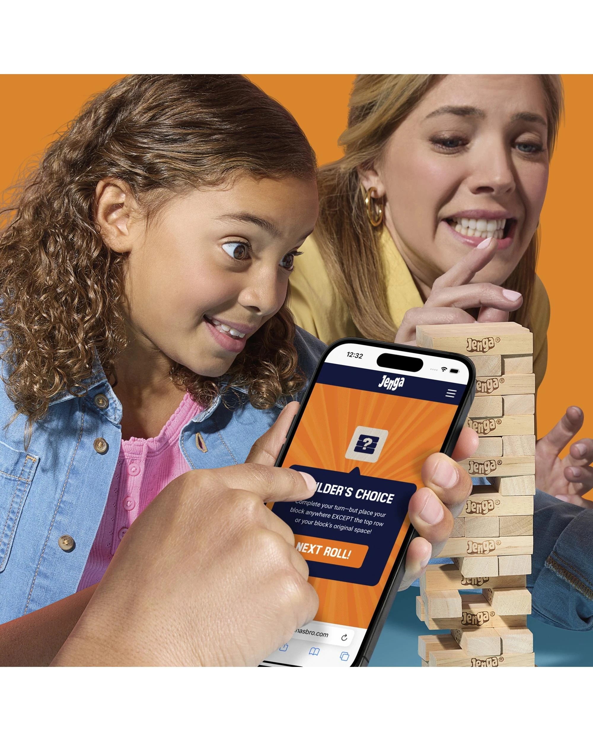 6 Jenga Classic Board Game with Digital Dice, 6 of 7