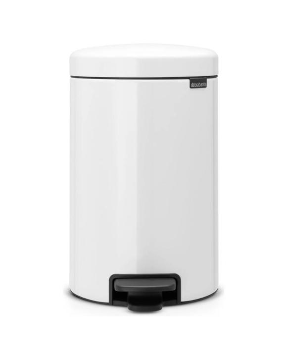 Brabantia New ICON 12L Pedal Bin - White