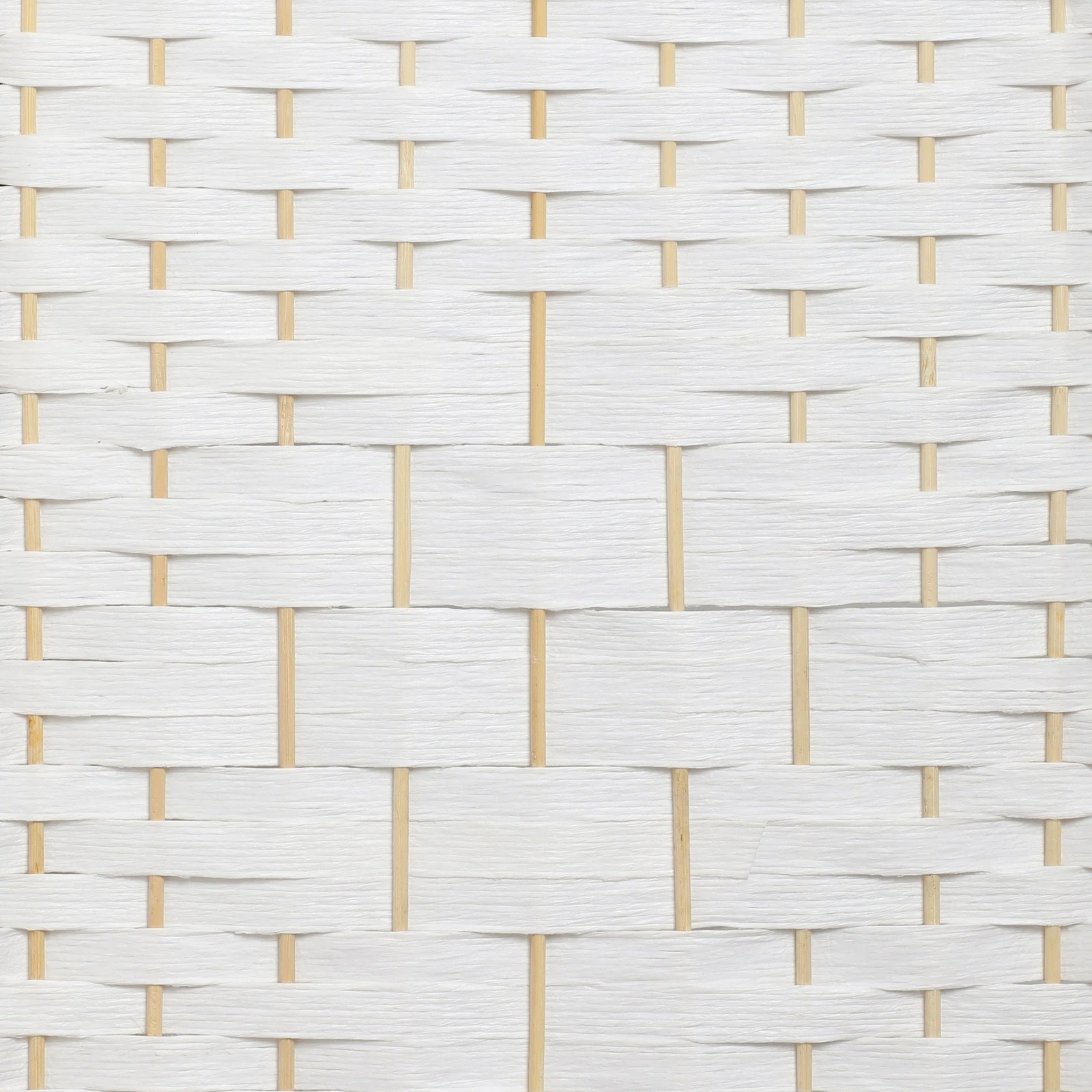 10 Oikiture 4 Panel Room Divider Screen Privacy Dividers - White, 10 of 10