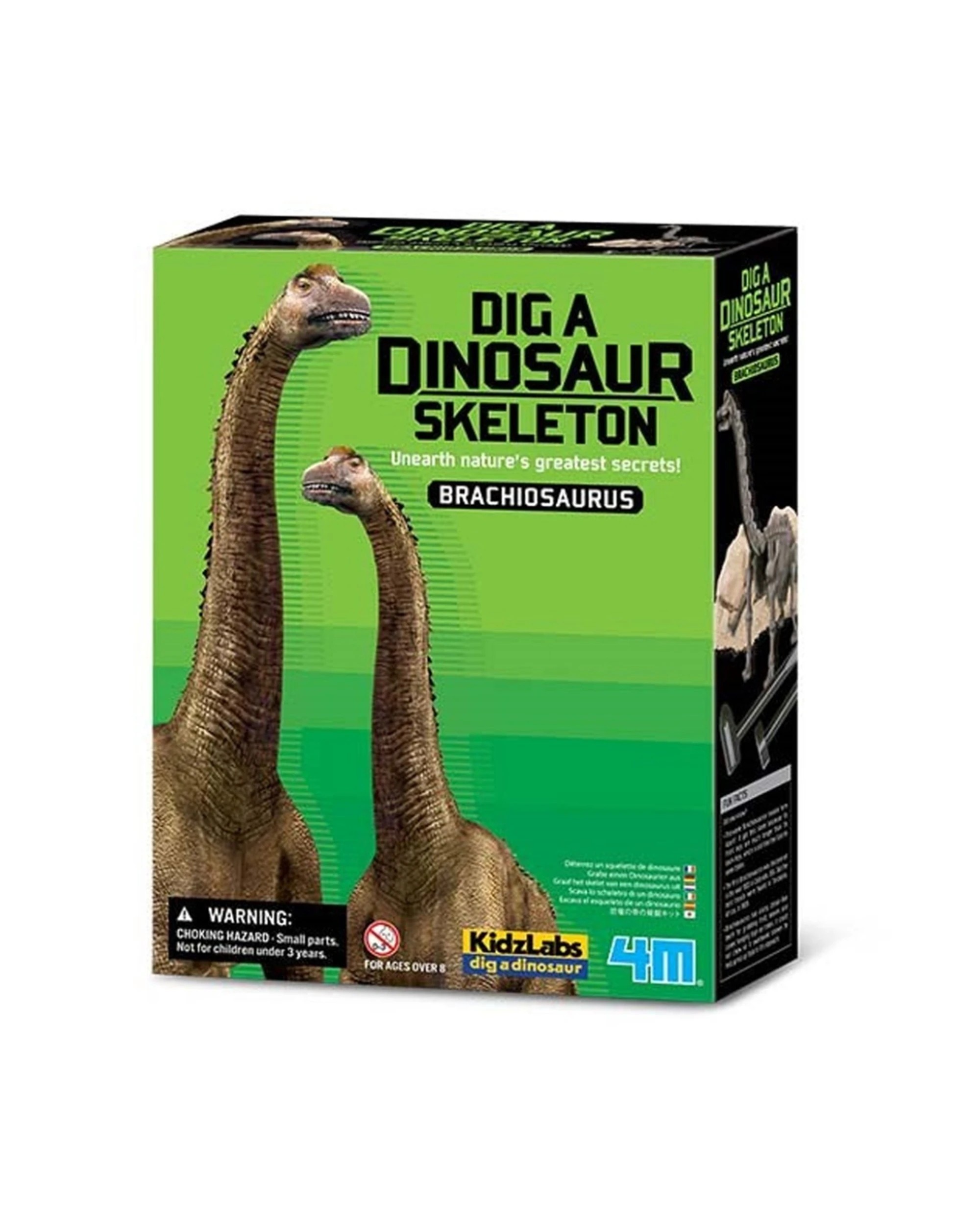 1 4M KidzLabs Dig A Dinosaur Brachiosaurus Hidden Bones Kids Learning Toy, 1 of 3