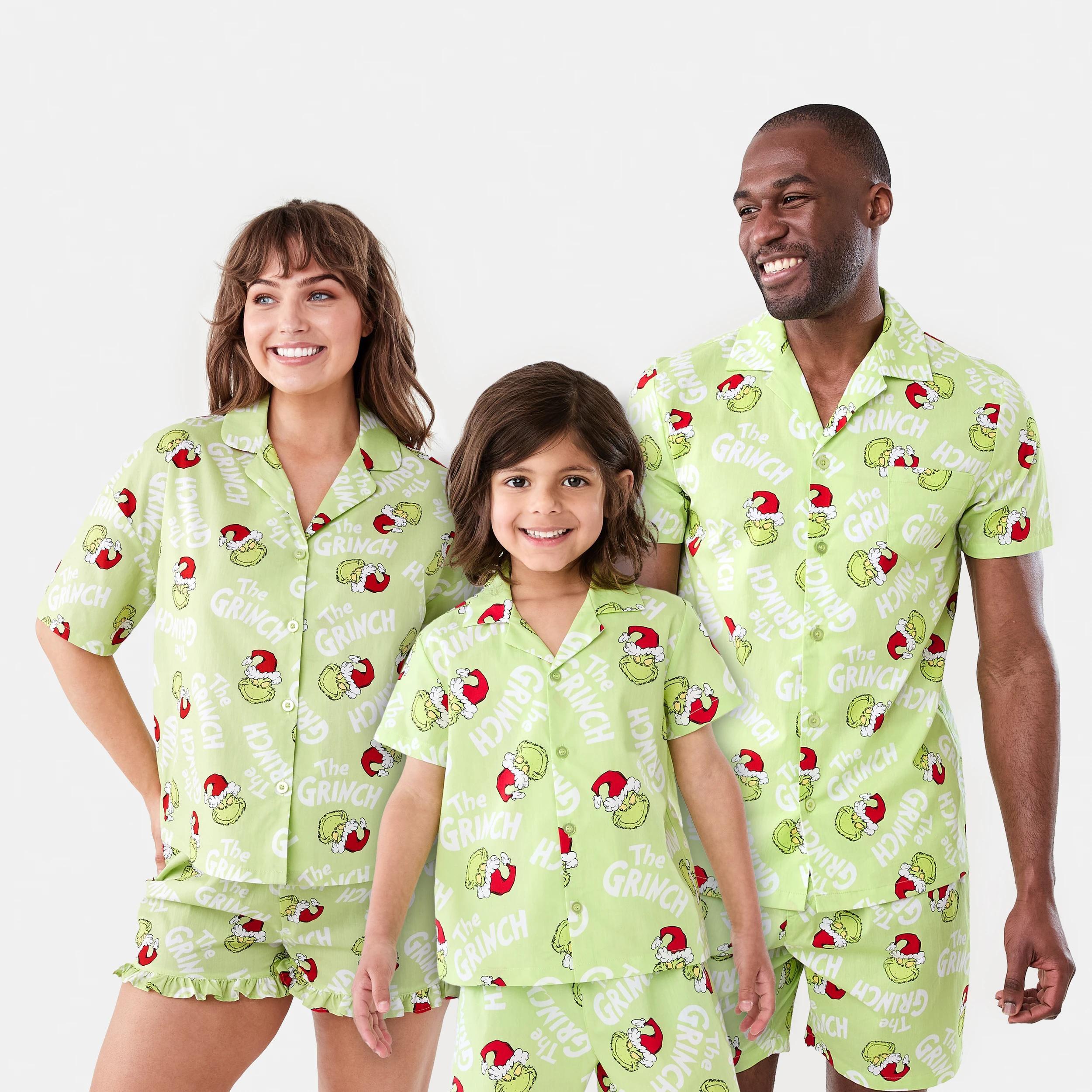 2 The Grinch License Family Matching Woven Pyjama Set GRINCH, 2 of 10