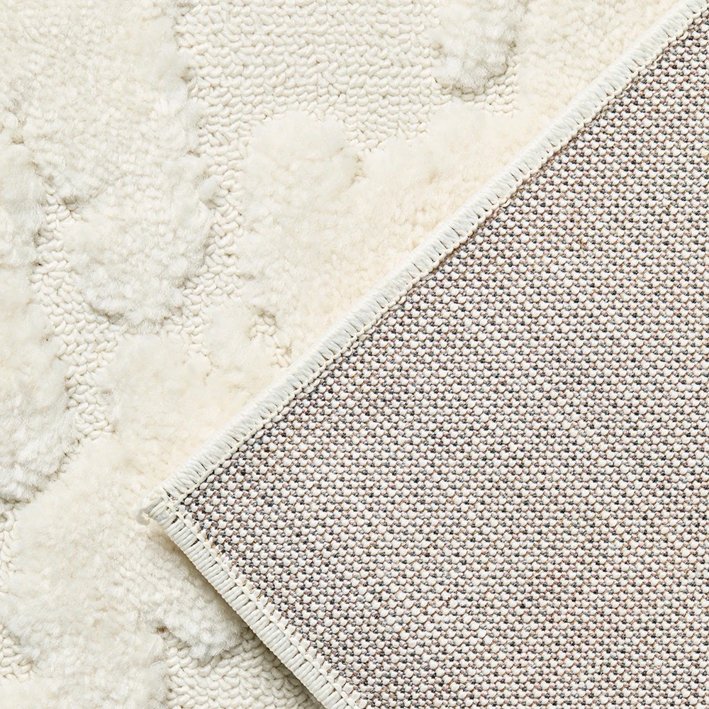 5 Common Ground Rugs Sanctuary Nyla 400x80cm - Large Runner Rug - White, 5 of 7