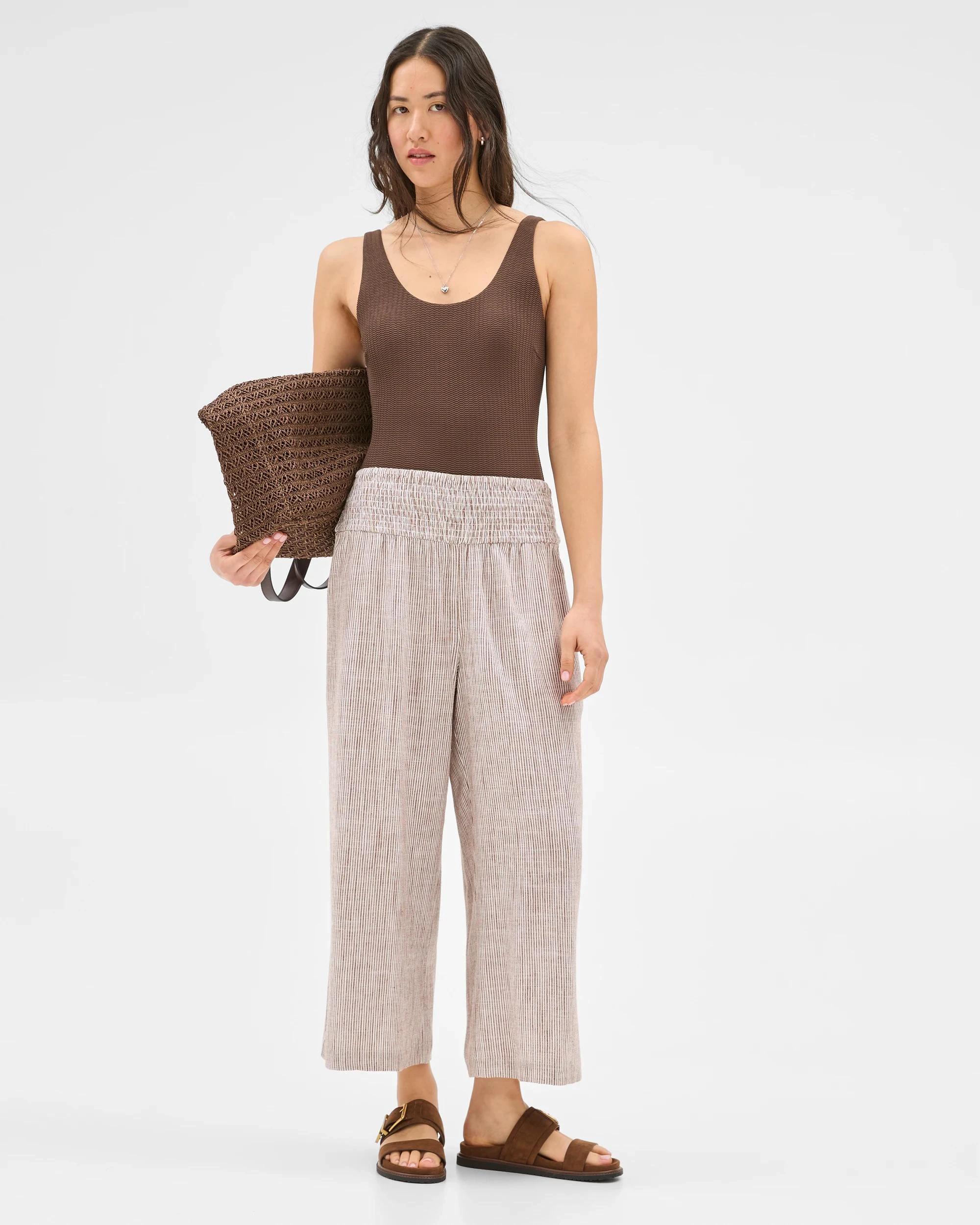 1 Target Resort Stripe Culotte Pants NEUTRAL STRIPE, 1 of 8