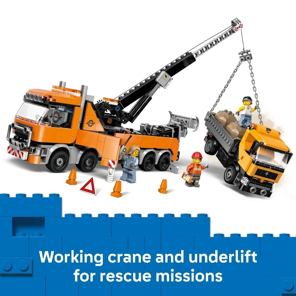 5 LEGO City Heavy-Duty Recovery Tow Truck with Crane 60467, 5 of 11