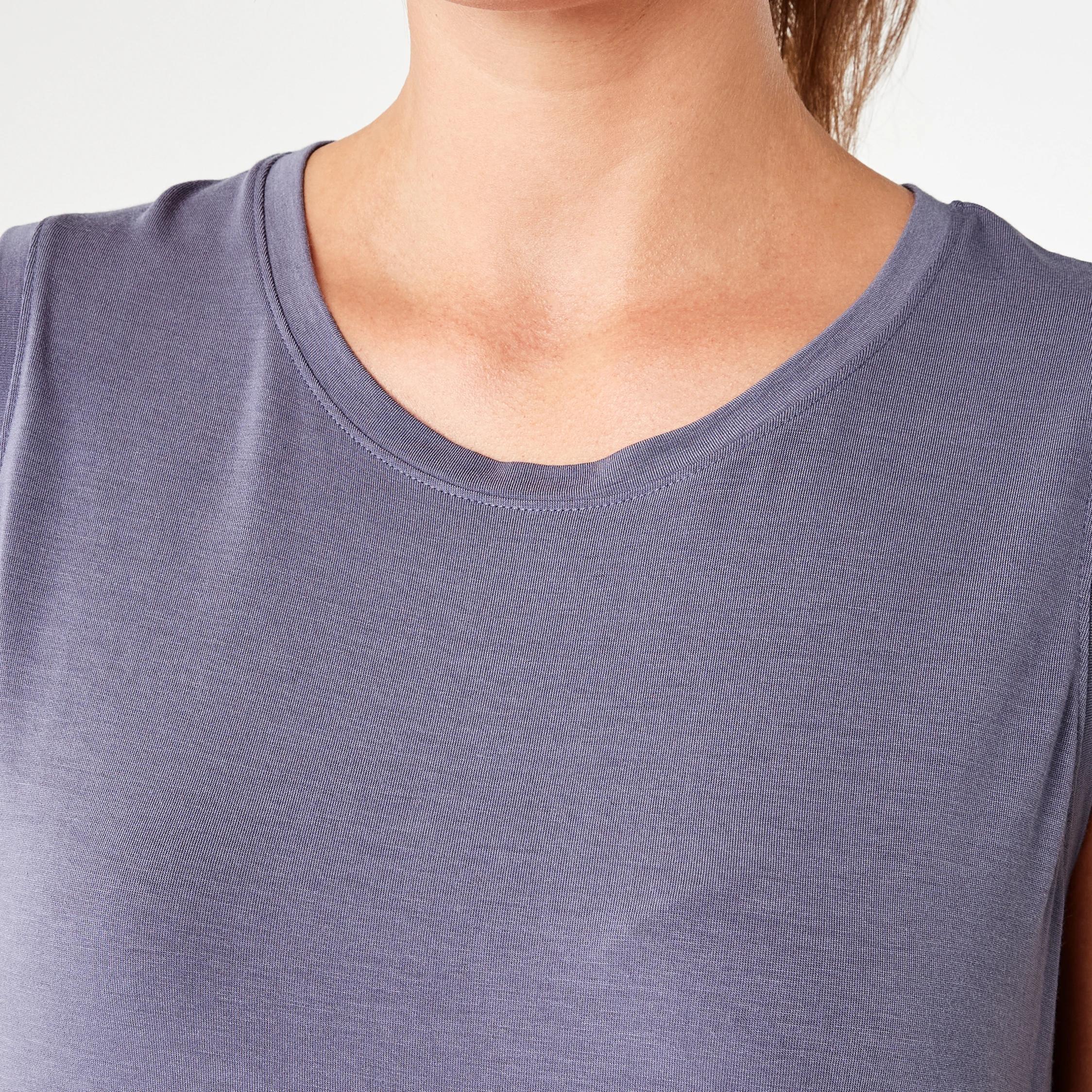 5 Active Womens Sleeveless Mesh Tank BLACKBERRY TEA, 5 of 5