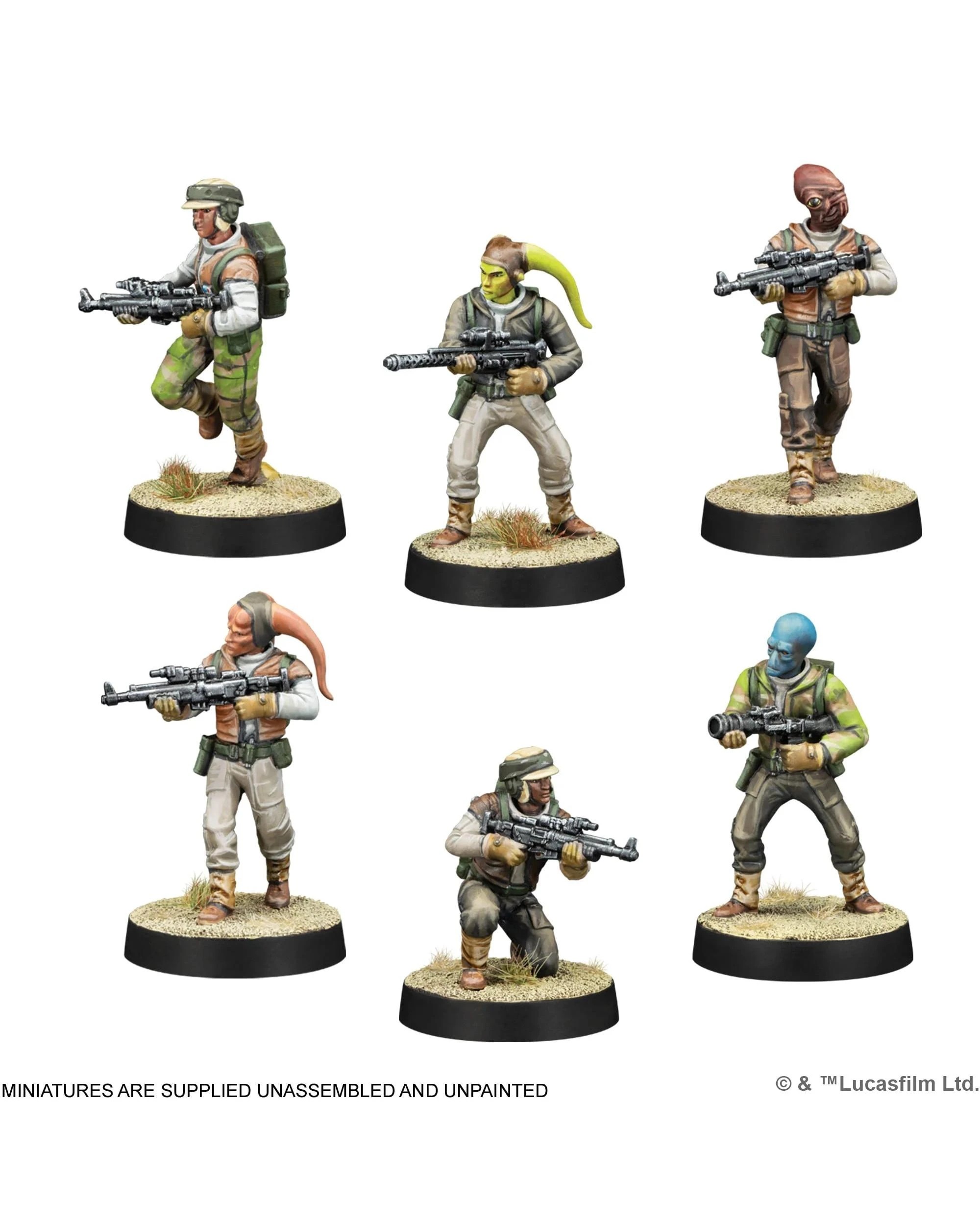 2 Star Wars: Legion Rebel Troopers New Edition Unit Expansion, 2 of 4