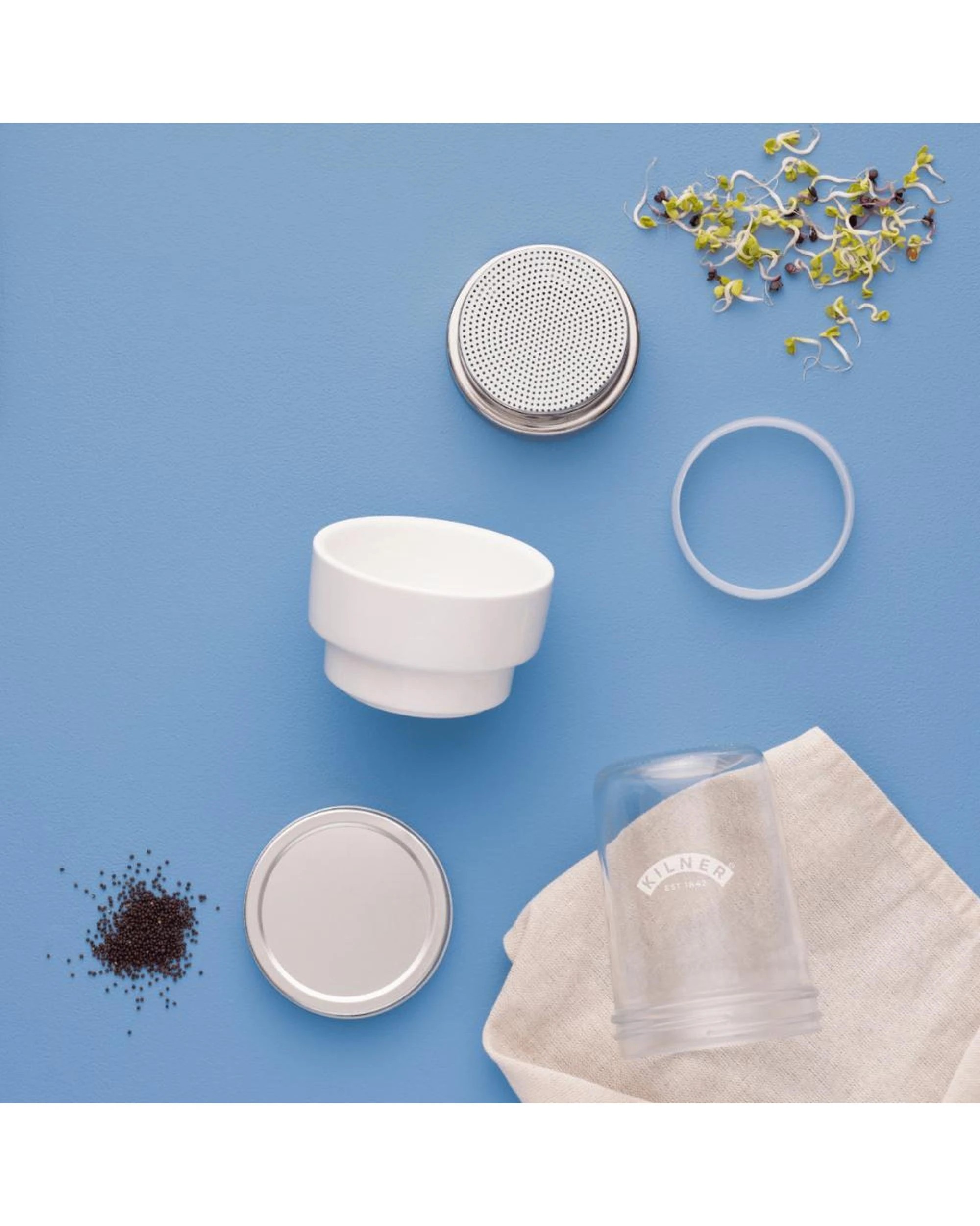5 Kilner Glass Sprouting Set, 5 of 6