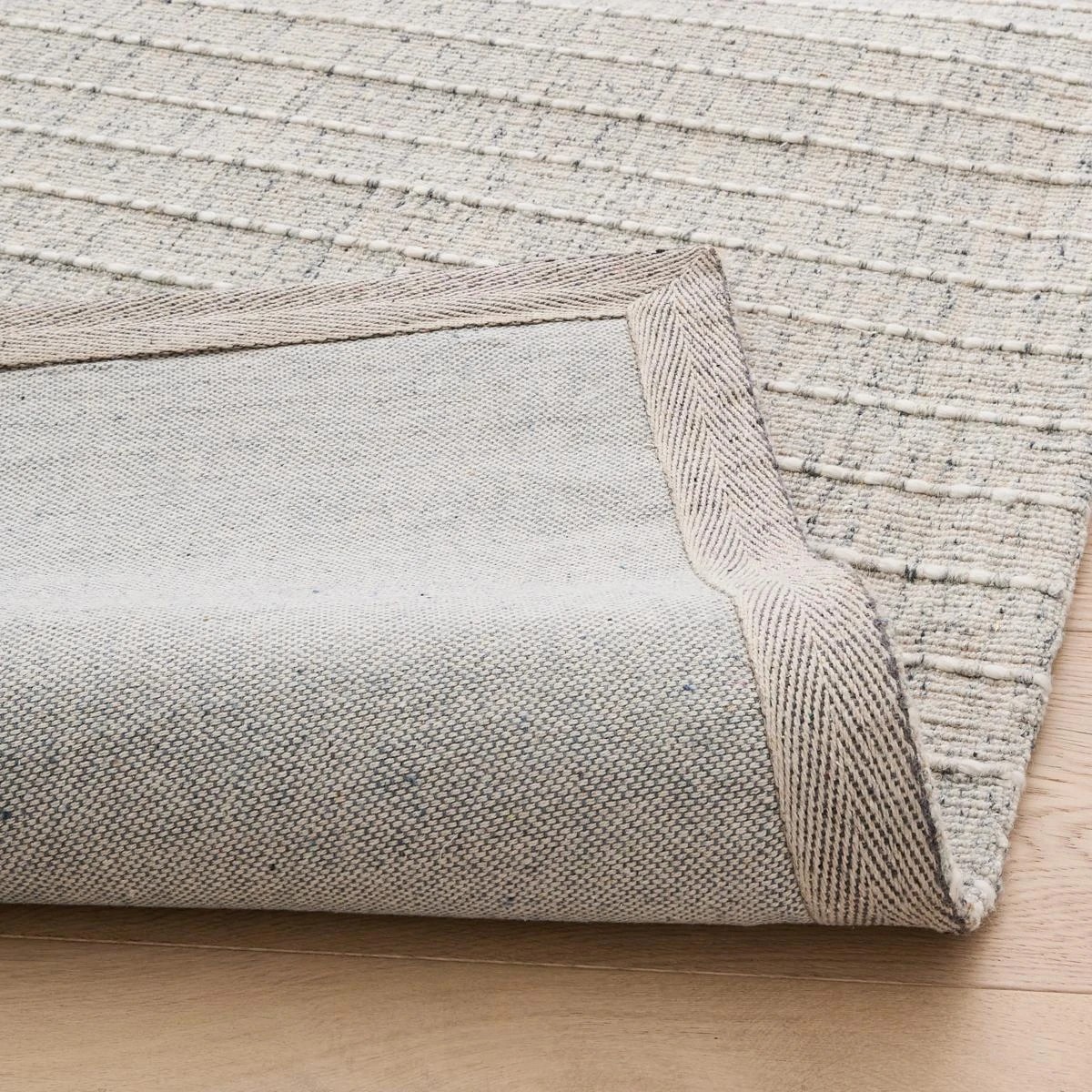 3 Arlo Wool Rich Rug - Grey, Large - 235cm x 160cm, 3 of 7