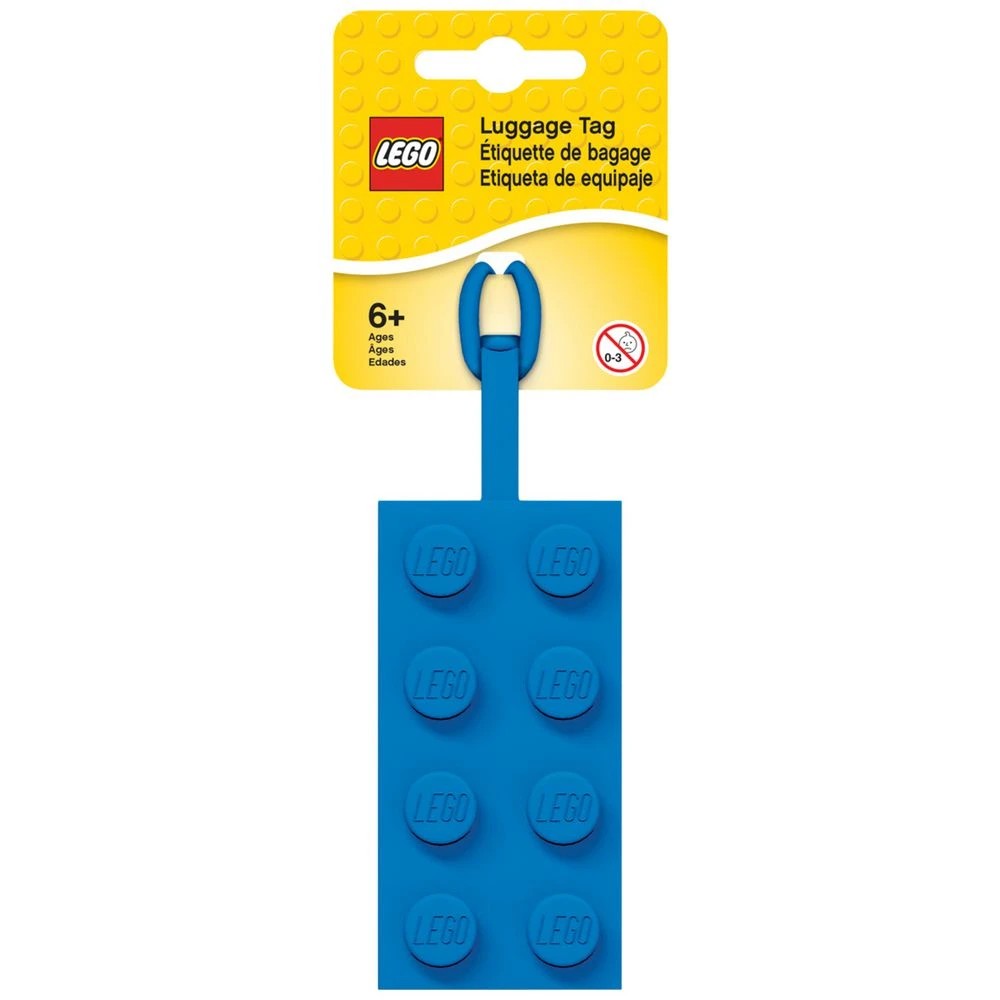 1 Lego Luggage Tag Blue Brick, 1 of 5